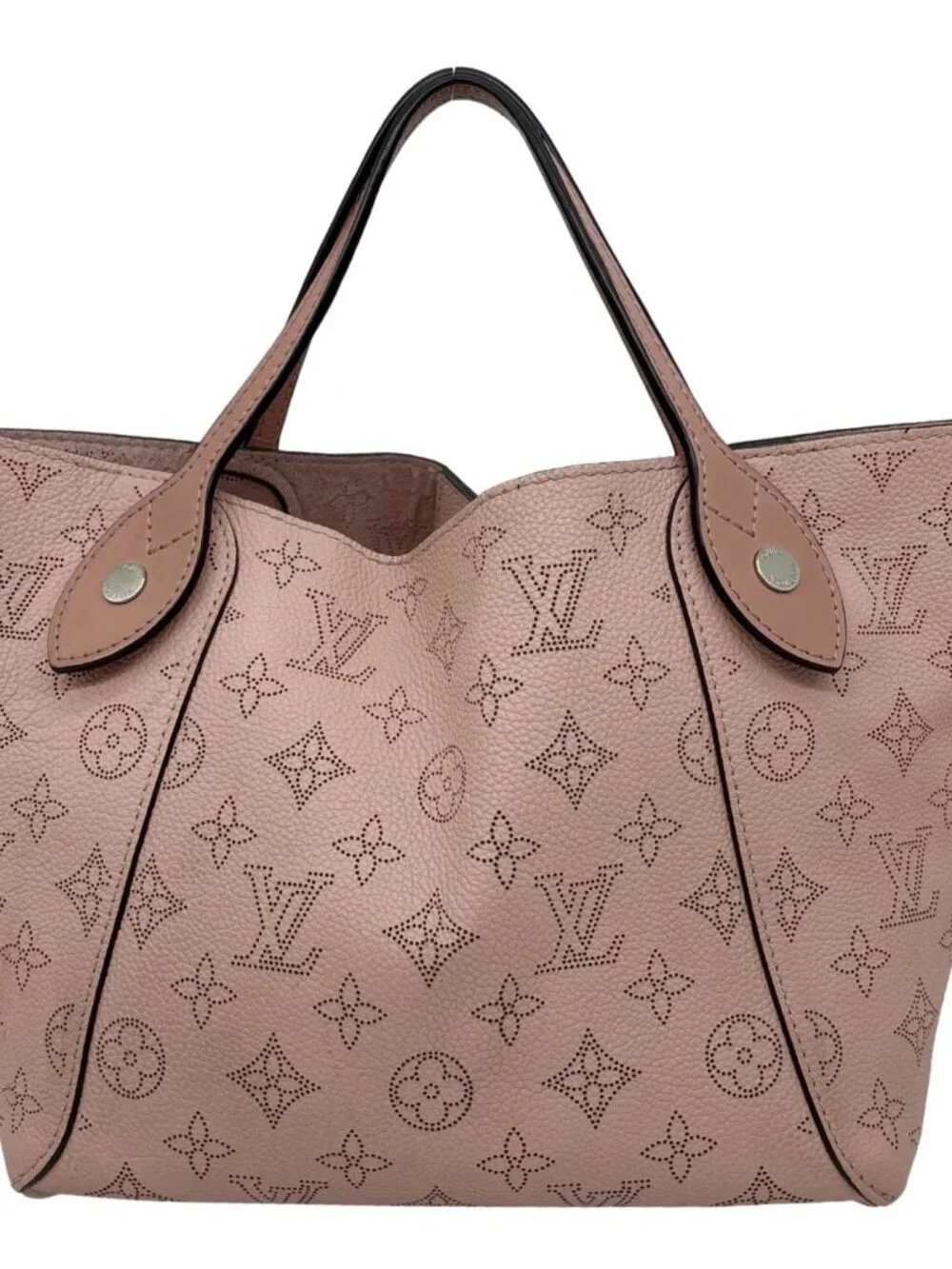 LOUIS VUITTON  Hina PM Mahina Leather Crossbody Bag Magnolia